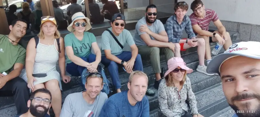 Relaxed atmosphere on Walking Tour