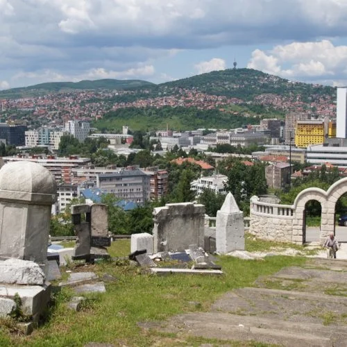 View point form the Jewish cemetery.